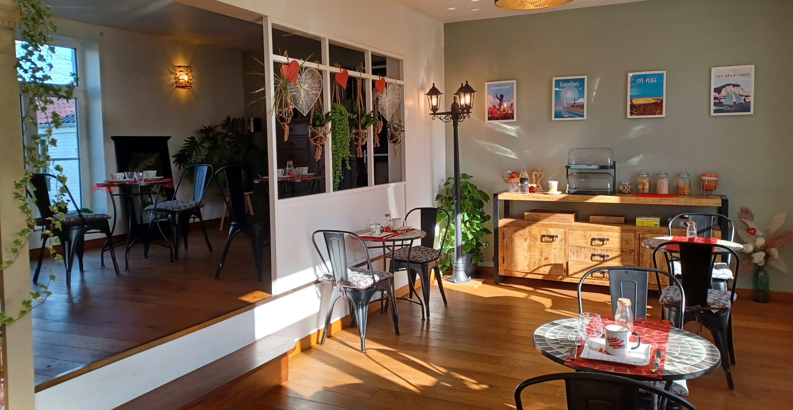 SALLE de Petit déjeuner